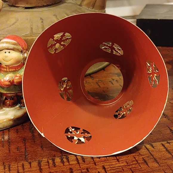 Snowman with children candle holder - Picture 6 of 10